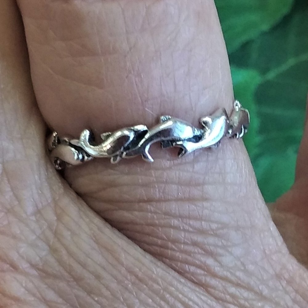 Dancing Dolphin ring - Picture 4 of 4